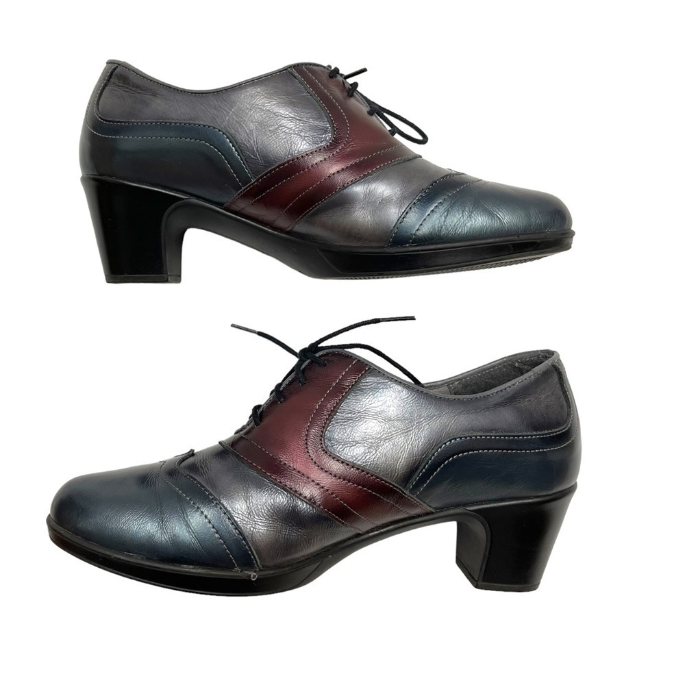 DOCTOR Cutilas Victorian leather shoes lace up size 38 EUR US 8 vintage